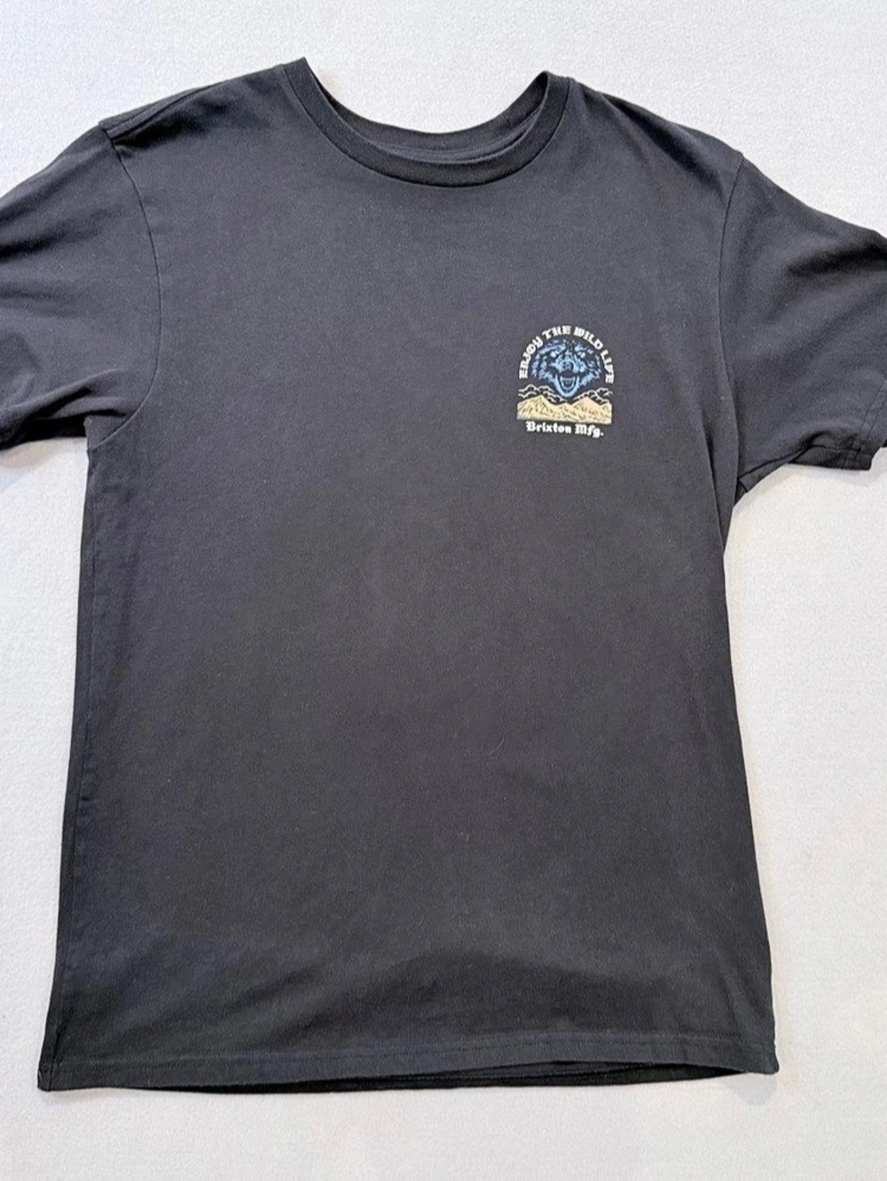 Brixton Throwback Bear graphic tee Graphic Tee Black Small